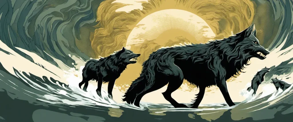 The Sea Wolves/logo